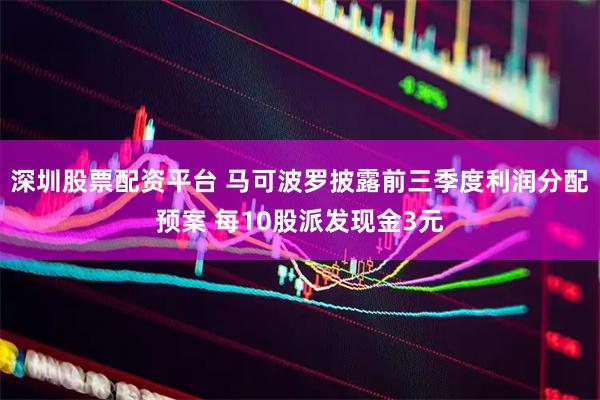 深圳股票配资平台 马可波罗披露前三季度利润分配预案 每10股派发现金3元