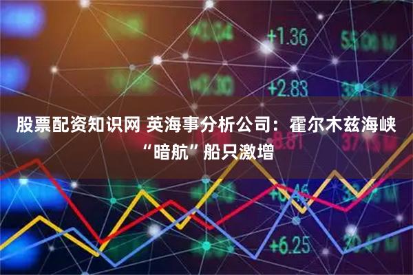 股票配资知识网 英海事分析公司：霍尔木兹海峡“暗航”船只激增